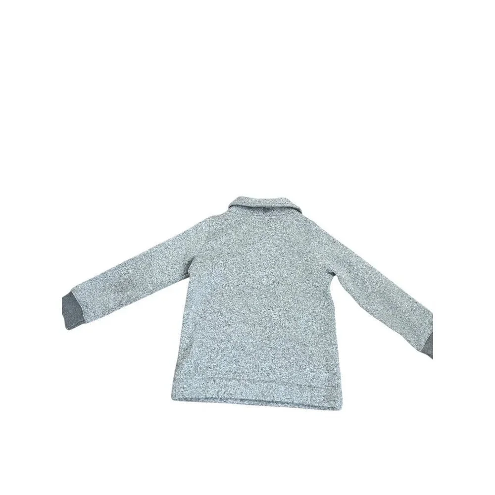 Oshkosh Bgosh Kids Gray Pullover Sweater With Button Neck Size 10/12